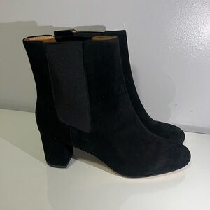 J. Crew Factory Black Ankle Booties